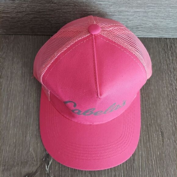 Cabela's Bass Pro Shops Pink Snapback Womens Trucker Hat OSFM - Picture 2 of 7